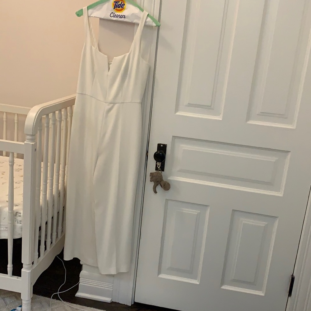 Jay Godfrey white jumpsuit, size 4